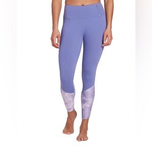 CALIA Carrie Underwood Purple Essential Spliced 7/8 Leggings